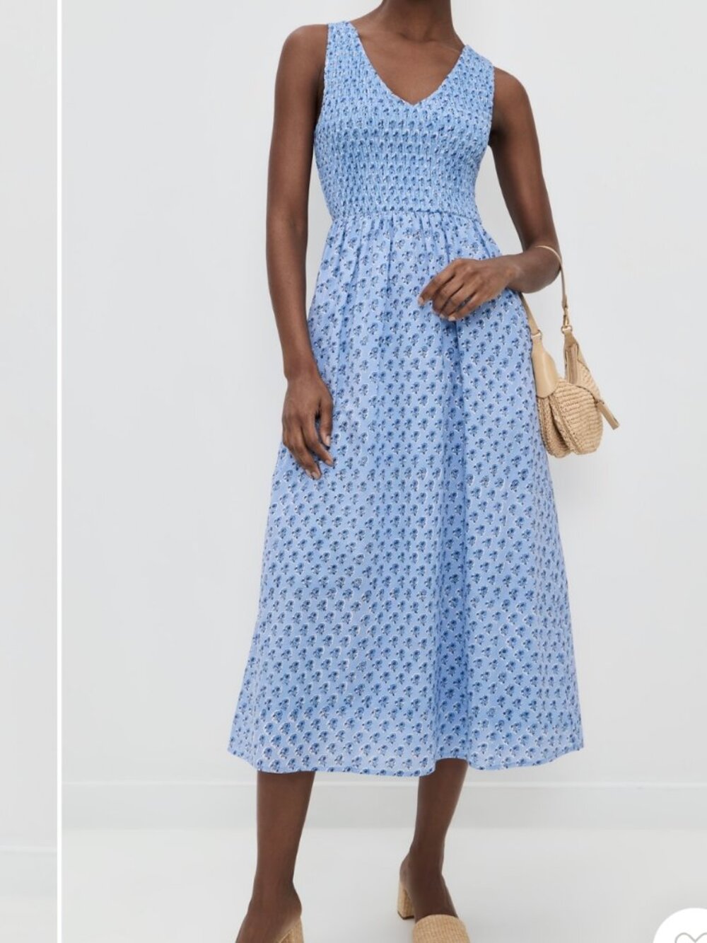 Marea Cora Dress in Atlantic Daisy